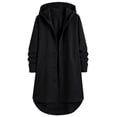 thumbnail image 7 of FchengtaiS Men's Long Trench Coat Long Sleeve Single Breasted Hooded Overcoat Fall Winter Warm Jakcets, 7 of 7
