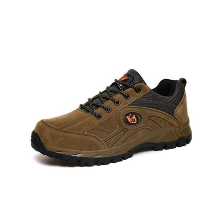 

Harsuny Womens Mens Walking Shoe Breathable Sneakers Comfort Hiking Shoes Trekking Non-Slip Athletic Trainers Sport Brown 5