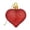 C, variant on Heart Ornaments, 1Pc Valentine Heart Shaped Ornament, 1.77 Inch Mini Plastic Heart Shaped Baubles, Romantic Valentine's Day Hanging Decorations for Home Valentine Tree Wedding Anniversary Party