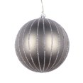 thumbnail image 1 of Adorno Navideño Vickerman Bola de Glitter Mate de Estaño x4, 1 of 2