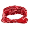thumbnail image 3 of Diademas con lazo para mujer, bandana Vintage de Cachemira, diadema con estampado de flores, diadema elástica con Orejas de conejo, accesorios bonitos para el cabello, paquete de 6 Ormromra WMPH-820, 3 of 9