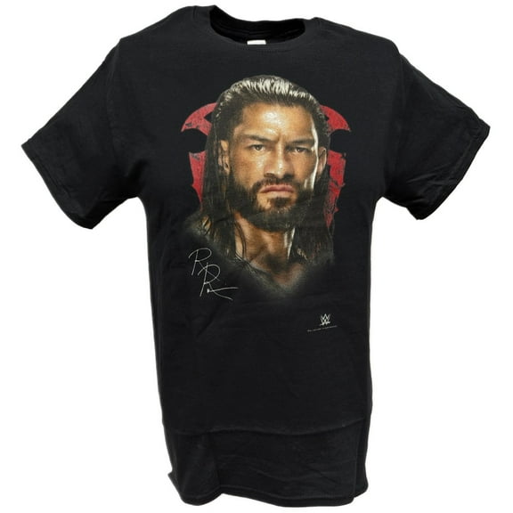 Roman Reigns WWE Signature Black T-shirt