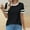 Black, variant on Summer Shirts For Women Sevevn Womens T-Shirts Loose Fit Short Sleeve Tees Crew Neck Color Block Summer Tops 2025 Fashion Womens Shirts Casual