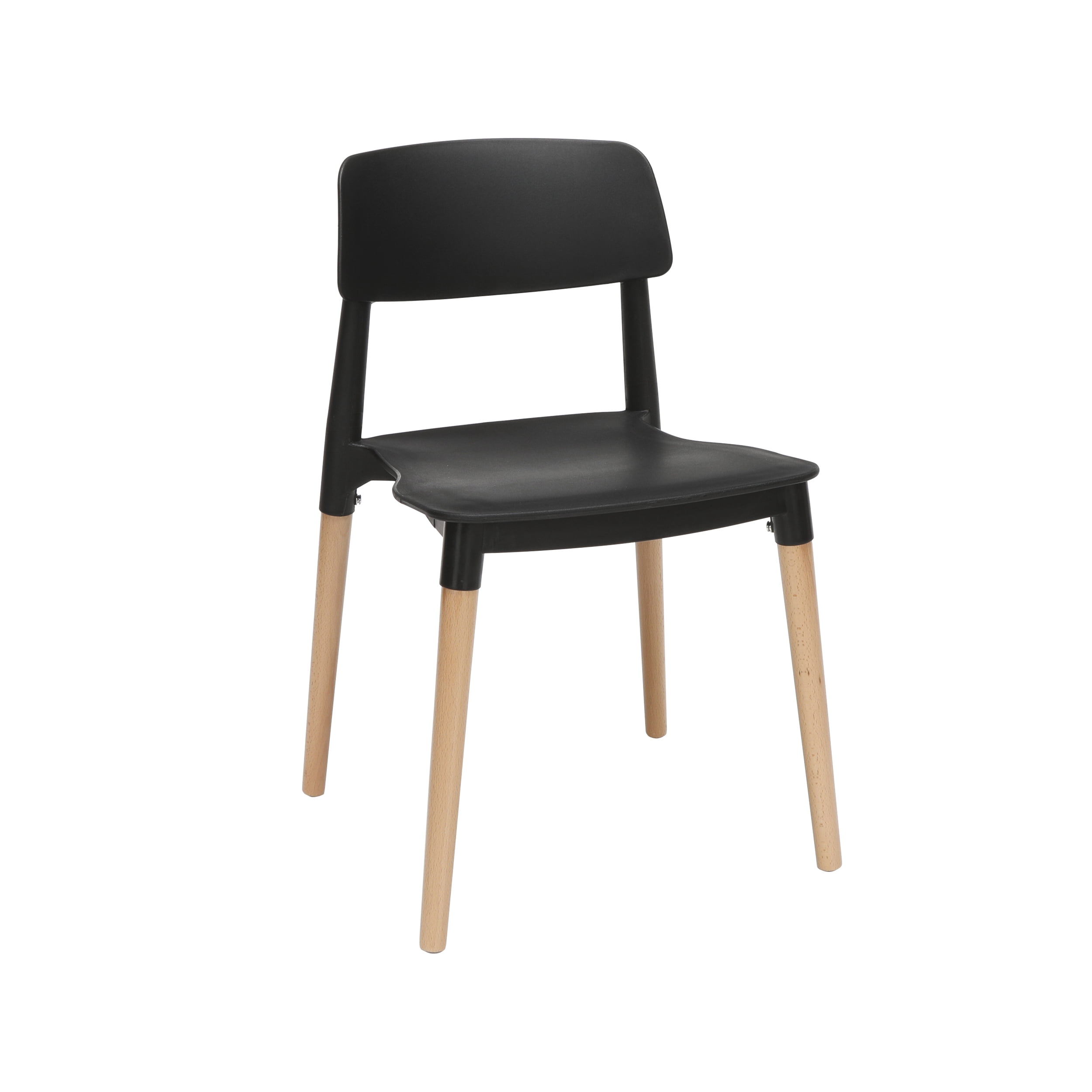 OFM Dining Chair, Set of 4, Black