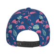 thumbnail image 3 of Lsque Plants And Flamingos Baseball Cap Trucker Low Profile Hat Golf Dad Hat Adjustable Original Classic Unconstructed Plain Cap Men Women, 3 of 9