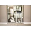 Carlson Maxi Extra Tall Pet Gate 38" H x 51-58" W, Includes Small Pet Door, White