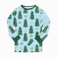 thumbnail image 5 of sdbrld Kids Girl Christmas Pajamas Set Shirts and Shorts Jammies Xmas Matching Pjs Outfits Sizes 6-7 Years, 5 of 9