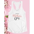 thumbnail image 3 of Mothers Day Pink Noir Text Racerback Tank Women -Image by Shutterstock, Female x-Large, 3 of 4