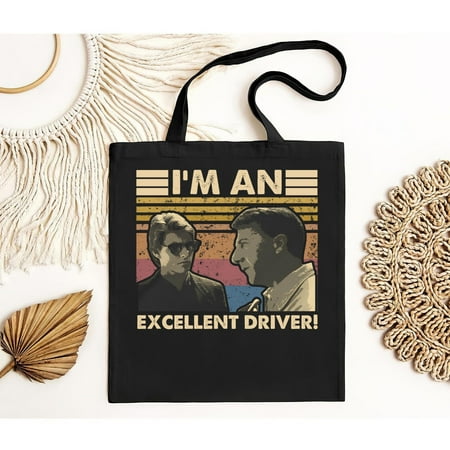 vintage Rain Man I m An Excellent Driver Tote Bag  Hoodie  Bags-TH5574