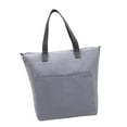 thumbnail image 4 of Bolsa de tejer, bolsa de almacenamiento de hilo, estuche ligero para agujas de crochet gris, 4 of 9