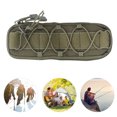 thumbnail image 4 of Bolsa de protección para navaja militar de supervivencia multifunción táctica al aire libre portátil de nailon verde L, 4 of 11