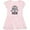 Ballerina Pink, variant on Inktastic Big Sis Girls New Sister Announcement Girls Toddler Dress