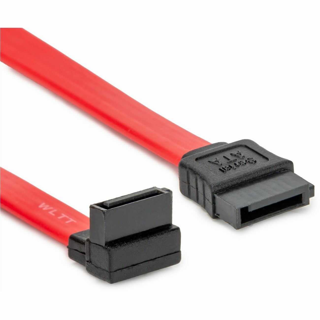 Rocstor Y10C862RD SATA to Right-Angle SATA Cable - 12" Red