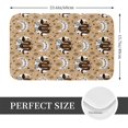thumbnail image 2 of Sikiie Snake And Flower Print Flannel Anti-slip Floor Mat 16x24in, Thickened Dustproof Entrance Door Mat Floor Mat for Kitchen, Bathroom, Laundry Room, 2 of 7
