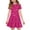 #A22-Hot Pink, variant on XADYUY Summer Dress for Girls Casual A-Line Short Sleeve Girls Tshirt Dresses Polka Dot Crew Neck Sundresses Summer Swing Dresses with Pockets,12-13Years,Yellow