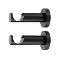 thumbnail image 1 of Juego de 2 soportes para barras de cortina Ivilon para techo y pared, 1 of 5