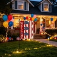 thumbnail image 4 of Qjidjing Patriotic Yard Flag, Vivid Bright Colored Pattern Printed, for Independence Day Yard Decoration, Holiday, Outdoor Festive Display, 4 of 6