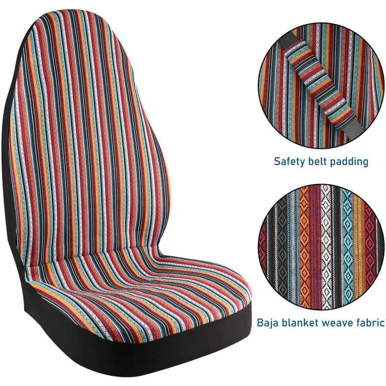 Sojoy Boho Front Car Seat Covers Front Baja Universal Bucket