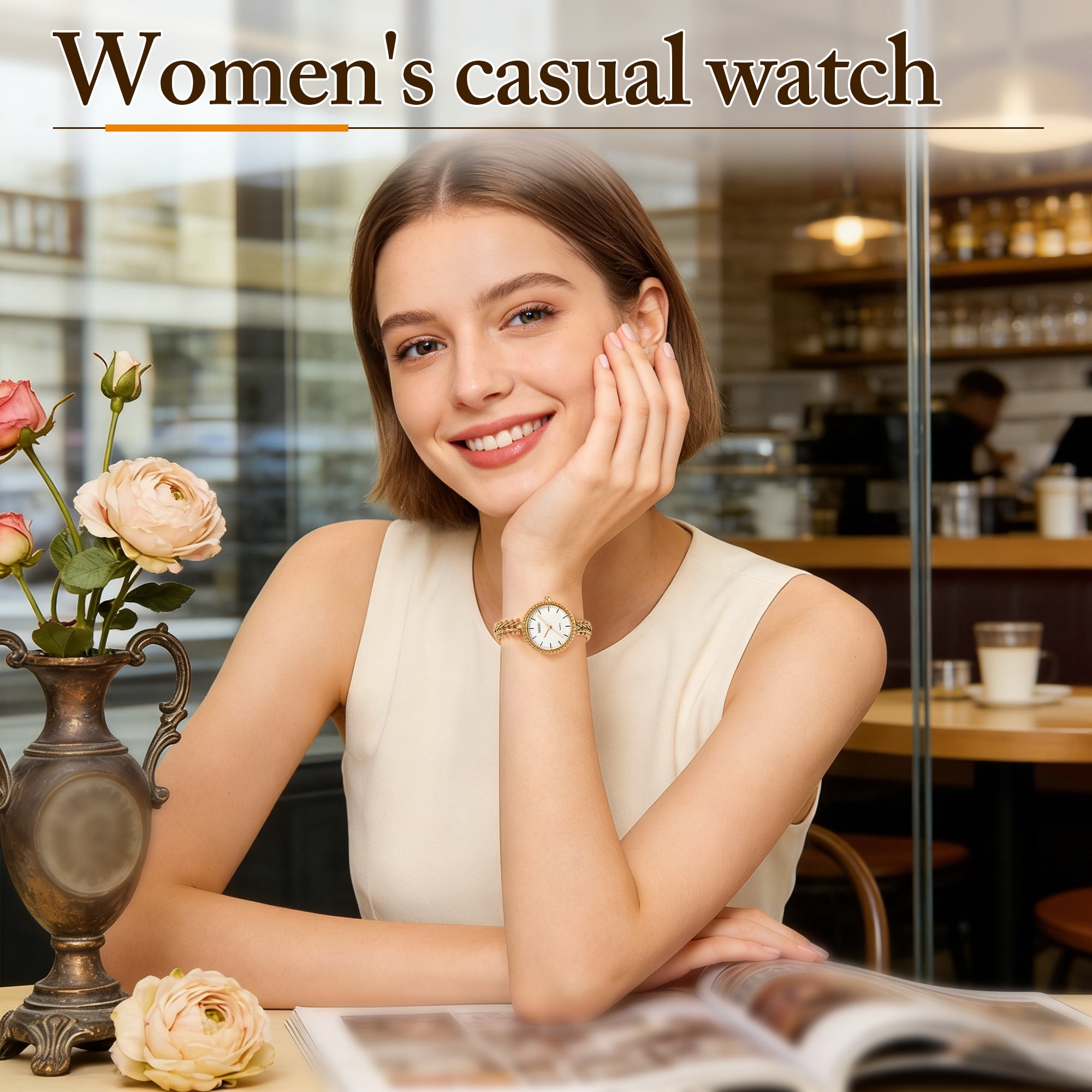 SKMEI Watches for Women Waterproof Analog Quartz Dress Ladies Watch Fashion Luxury Casual Women’s Wristwatch