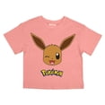 thumbnail image 1 of Playera Pokémon Talla 4 Manga Corta con Estampado Eevee Durazno, 1 of 3