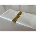 thumbnail image 4 of Paquete de 50 servilletas desechables de tacto de lino, bolsillo integrado para cubiertos, servilletas decorativas de boda, tela doblada como servilleta de fiesta, suave, fuerte, absorbente, 4 of 4