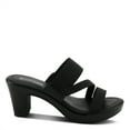 thumbnail image 2 of Patrizia Women's DEVORAH Slide Cross Over Heeled Sandals Black EU 42 / US 10.5 - 11, 2 of 5