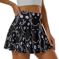 thumbnail image 3 of Xoenoiee Funny Cat Print Women's Tennis Skirt Pleated Golf Skirts with Pockets Shorts Athletic Skort for Pickleball Sports Outfits, Size M, 3 of 7