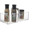 thumbnail image 2 of YBM Home Refrigerator Condiment Organizer, 14.5 in. L x 12 in. W x 3.5 in. H Clear, 2 of 2