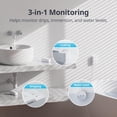 thumbnail image 4 of Detector de fugas de agua SwitchBot WiFi con alarma de 100 dB IP67 blanco, 4 of 9