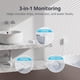 thumbnail image 4 of Detector de fugas de agua SwitchBot WiFi con alarma de 100 dB IP67 blanco, 4 of 9