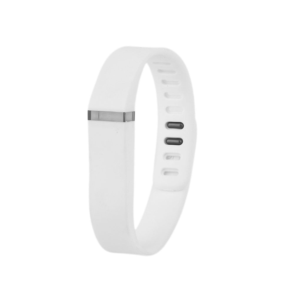 NO TRACKER WHITE for FitBit FLEX Bracelet With Clasp 2 large YELLOW 