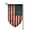 Fillet, variant on Garden Flag Retro Old America Flag Double Sided Small Yard Holiday Garden Flag for Outside Decor 12.5x18 Inch Square