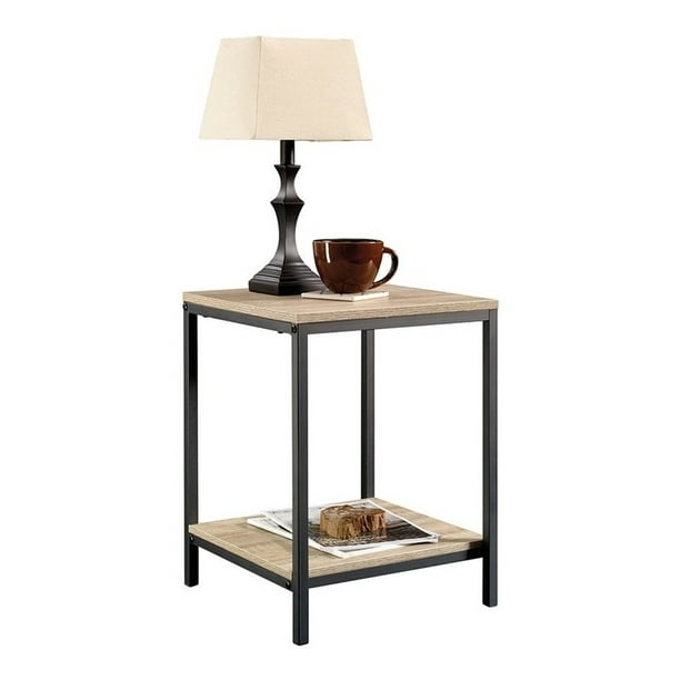 Sauder North Avenue Engineered Wood/Metal Bar Cart in Sindoori Mango, 1