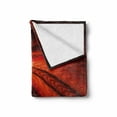 thumbnail image 2 of Spires Soft Flannel Fleece Throw Blanket, Spooky Spiral Form in Darkness with Digital Effects Perplexed Dreamy Place Image Print, Cozy Plush for Indoor and Outdoor Use, 70" x 90", Red, by Ambesonne, 2 of 6