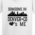 thumbnail image 4 of Inktastic Denver Colorado Someone Loves Me Skyline Youth T-Shirt, 4 of 5