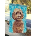 thumbnail image 2 of Carolines Treasures BB9444CHF Brown Cockapoo Winter Flag Canvas House, 2 of 4