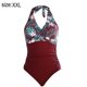 thumbnail image 2 of Traje de baño de una pieza Traje de baño de mujer con tiras cruzadas en la parte delantera Traje de baño con estampado floral Traje de baño de bikini sexy Zhivalor BST3000925-5, 2 of 6