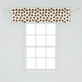 thumbnail image 2 of Pile of Poo Window Valance, Continuous Style Funny Cartoon Design Illustration Pattern Kawaii Print, Curtain Valance for Kitchen Bedroom with Rod Pocket, 54" X 12", Ivory Dark Rust, by Ambesonne, 2 of 3