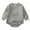 Grey, variant on Huowey Girls Long Sleeve Pullover Letter Printing Onesie Romper Sweatshirt Bodysuits Romper Classic Dailywear, 3-6 Months