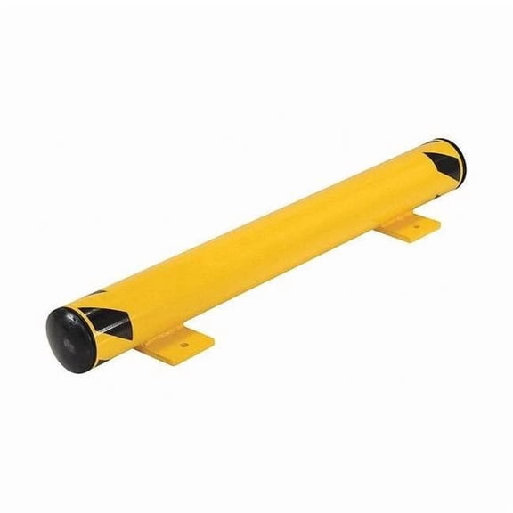 Manufacturer Varies Floor Stop Bollard,4-1/2",Yellow FSBOL-42