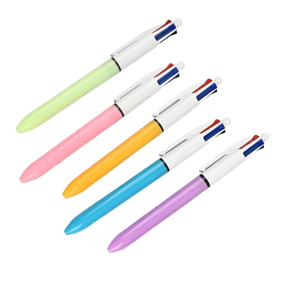 CCOCC 4-Colors-in-1 Multicolor Pen Retractable Ballpoint Pens