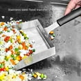 thumbnail image 6 of Gnmfd Stainless Steel Food Transfer Shovel Large Flat BBQ Spatula French Fries Scoop Turner With Handle For Outdoor Grill Fryer Kitchen Cooking Baking Tool Restaurant Catering Supplies Holiday Gift, 6 of 6