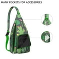 thumbnail image 2 of Retro Desert Sling&nbsp;- Vintage Southwestern Cactus, Multi-Pocket Organization, 2 of 4