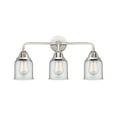 thumbnail image 3 of Innovations Lighting  Nouveau 2 Bell - 3 Light 23" Bath Vanity Light Clear/Polished Chrome, 3 of 5