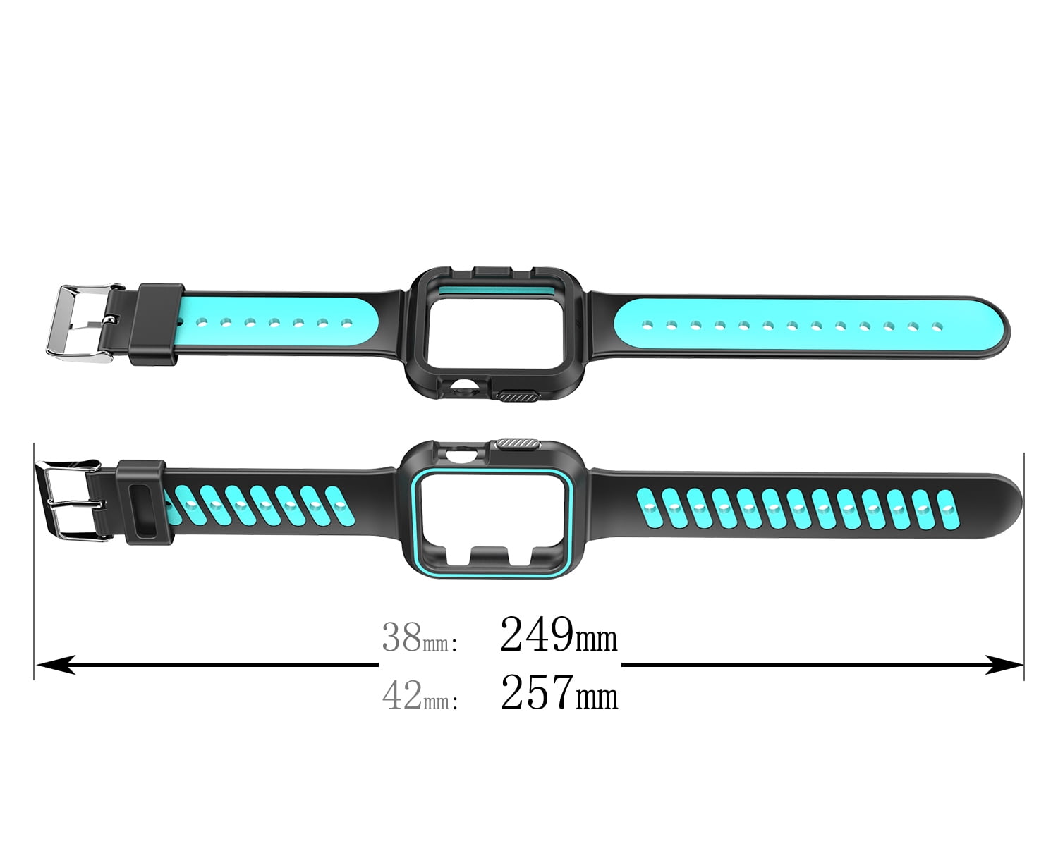 Luxury Two Tone Sports Band For Apple Watch Series 3, Series 2, Series 1 - 42mm