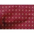 thumbnail image 4 of oneOone Cotton Poplin Carmine Red Fabric Small Motif Bandhani Sewing Material Print Fabric By The Yard 42 Inch Wide, 4 of 4