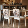 thumbnail image 5 of TSOVTHRID Dining Chair Back Slipcover Snowman Cowboy Candy Cane Print Chair Back Cover Stretchable Chairs Protector Slipcovers for Home Dining Room Kitchen Hotel Christmas Decor, Set of 6, 5 of 7