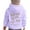 Purple, variant on Girls Hoodies Girls Sweatshirt Girls Hoodies & Sweatshirts For Winter Casual Wear Round Neck Letter Print Pullover For Kids Ages 2 13 Outdoor Activities And Daily Comfort