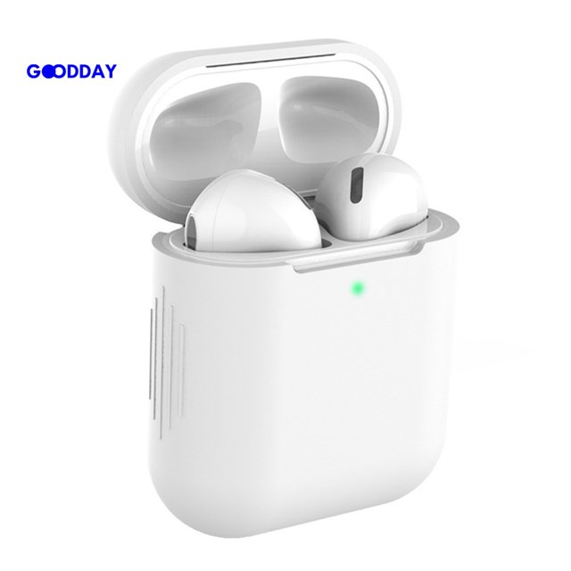Goodday Silicone Anti-shock Wireless Earphone Full Protective Cover Case for Air-pods 1 2 Gao Jiahui unisex