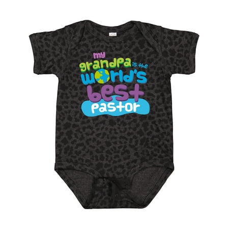 

Inktastic Grandpa Worlds Best Pastor Gift Baby Boy or Baby Girl Bodysuit